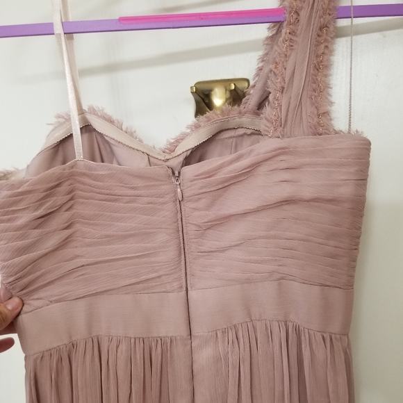 Adrianna Papell mauve one shoulder gown - Picture 6 of 16